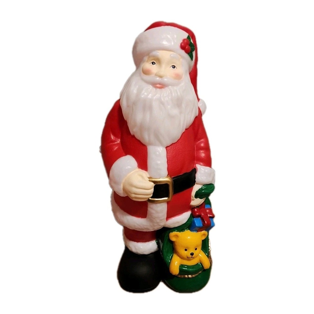 Santa Claus Christmas Blow Mold 24 Inch Light Up Outdoor Yard Plug In